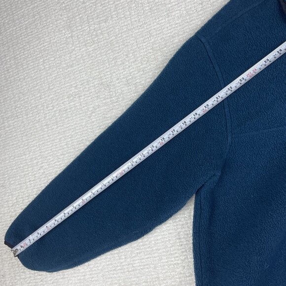 Vintage Woolrich Fleece Blue XL 90s Snap T USA Made Green Jacket Women Oversized - Picture 11 of 16